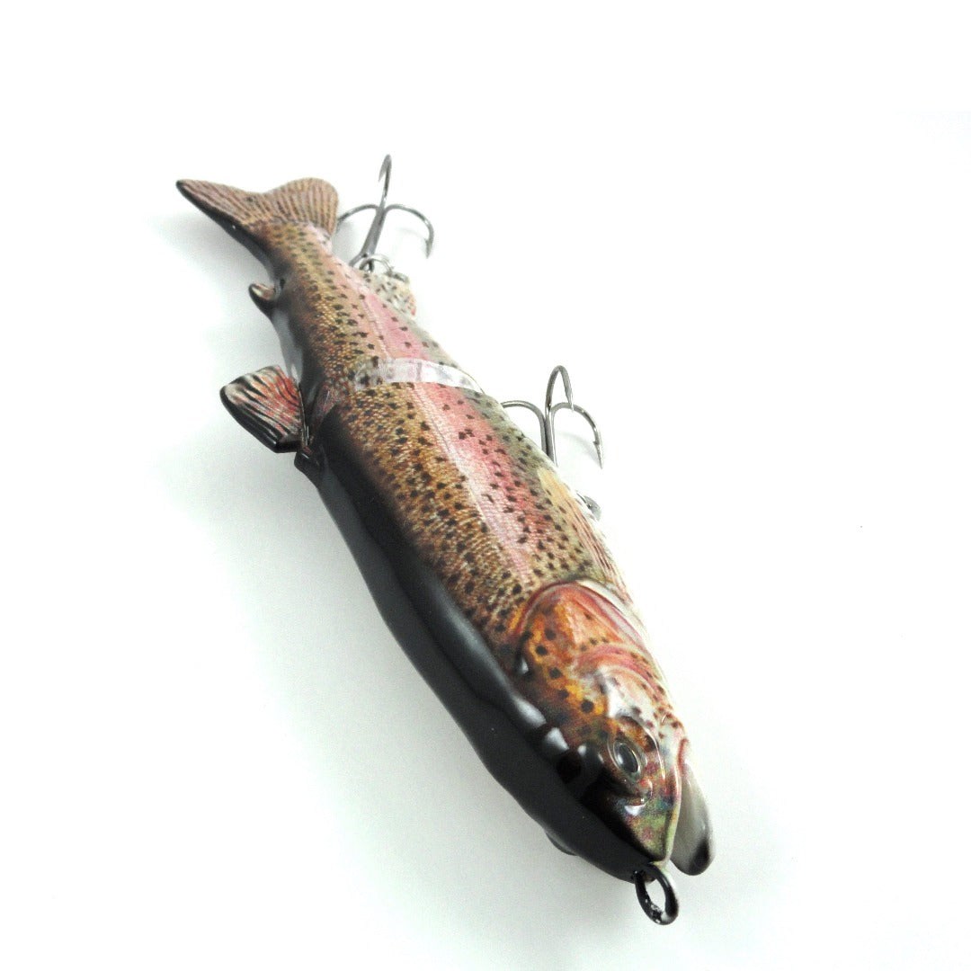 Hunting the River King: wLure's Cheap Trout Swimbait: ODS HS5X374 Lure  Review