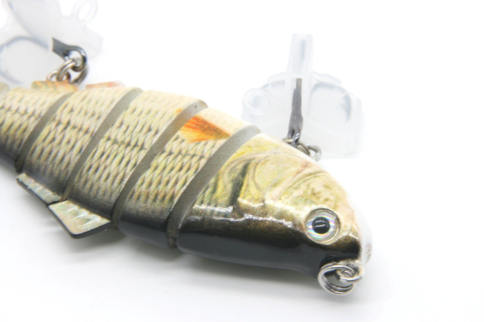 4 Multi-Jointed Realistic Baitfish Hard Lipless Swimbait Fishing